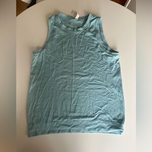 Lululemon Mesh Tank in Aqua Blue
